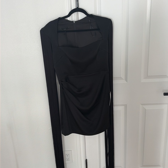 Alex Perry Dresses & Skirts - Alex Perry black fringe dress. NEW WITH TAGS! NEVER WORN! RARE PIECE!!!